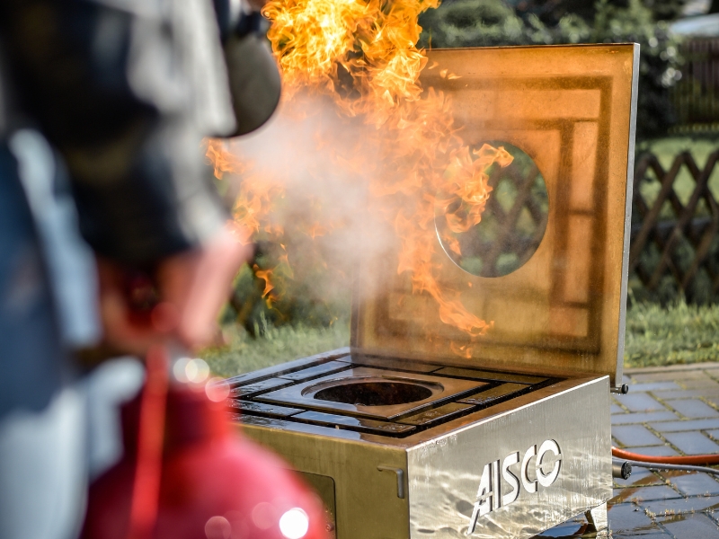 Feuerlöscher Training